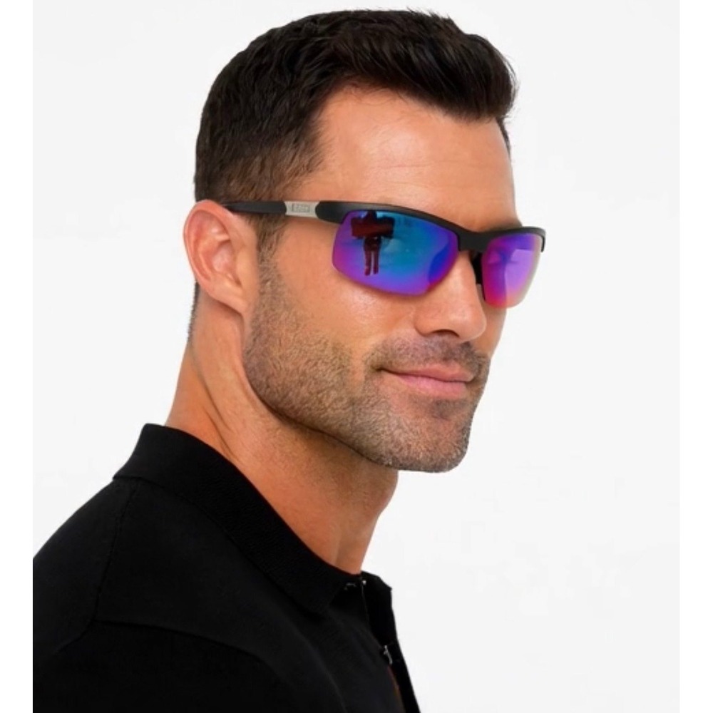 Men Sport Sunglasses Driving Pilot Fishing Eyewear Wrap Glasses US UV400 Lentes